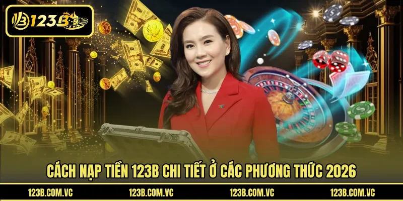 Cách nạp tiền 123B chi tiết ở các phương thức 2026