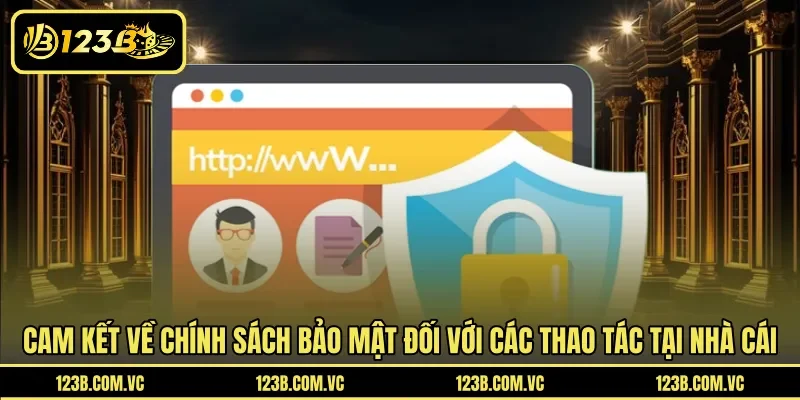 Cam kết về chính sách bảo mật đối với các thao tác tại nhà cái